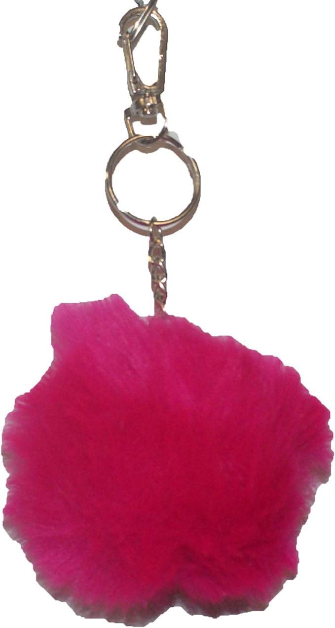 9135 - Asst 3" Furry Pom Keychain - [DVD-2]