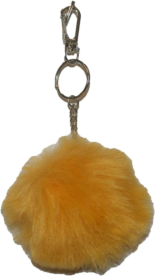 9135 - Asst 3" Furry Pom Keychain - [DVD-2]