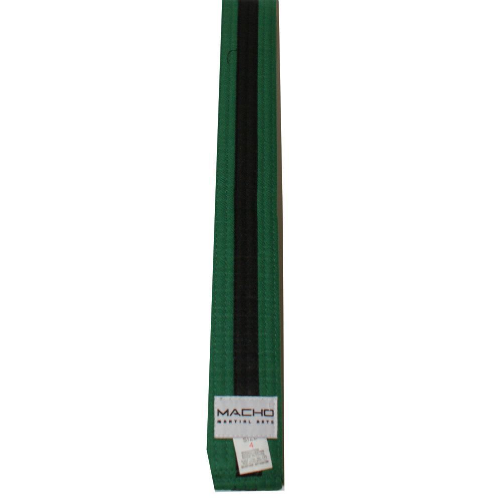 91 - Machobelt 4 Green w/Black Stripe - |Belts|