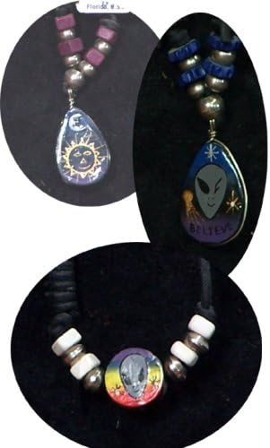 932 - Assorted Alien Necklace-|Clear-113|