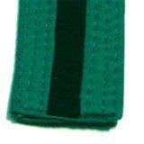 93 - Belt 6 Green w/Black Stripe