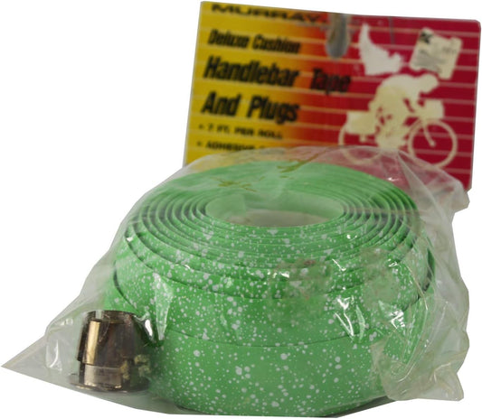 9407 - Handlebar Tape Green With Plugs [2-24]