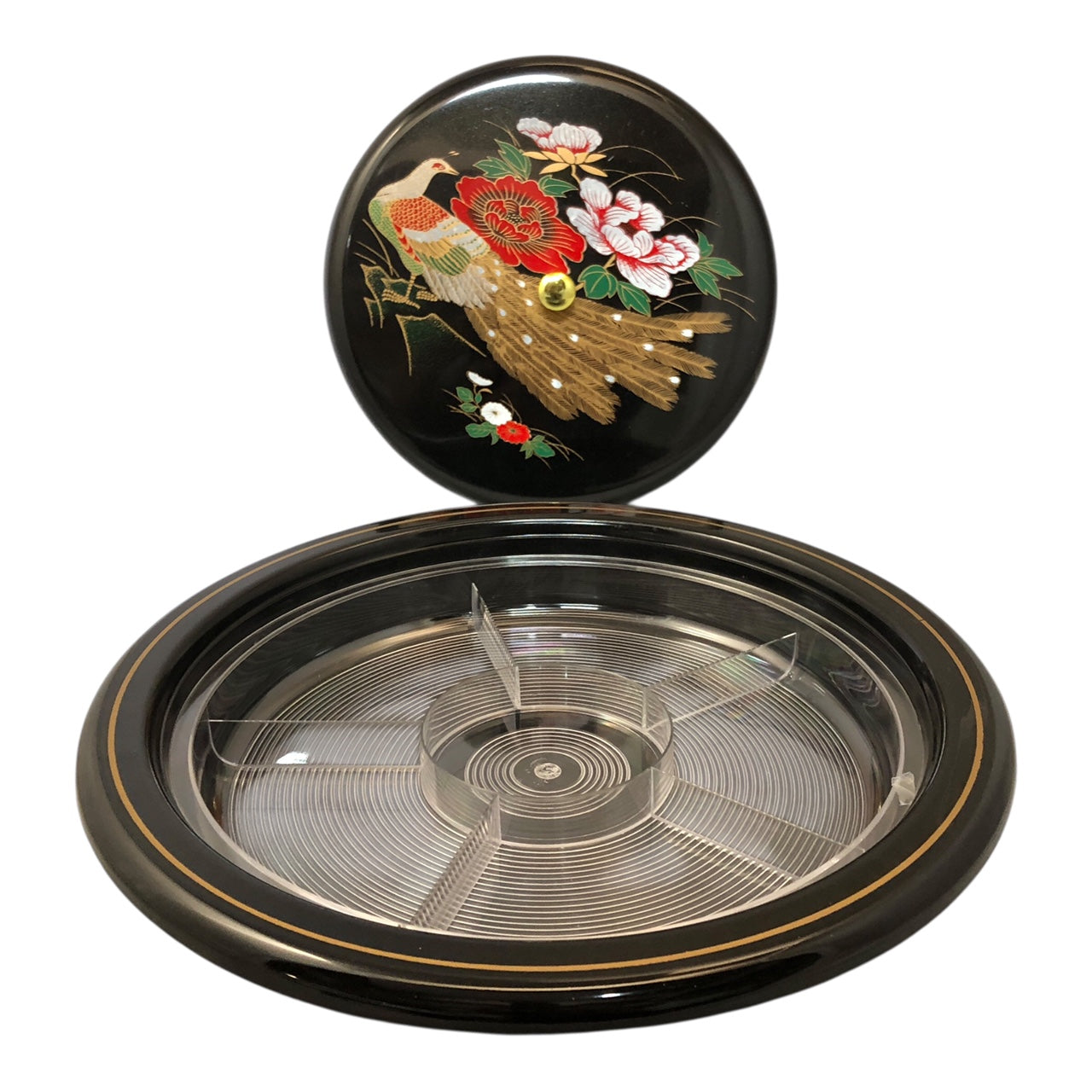 9468 - 14" Revolving Lazy Susan Peacock | 17-29|