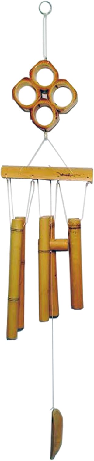 9480 - Windchime 30" Bamboo 4 Circles |18-26|