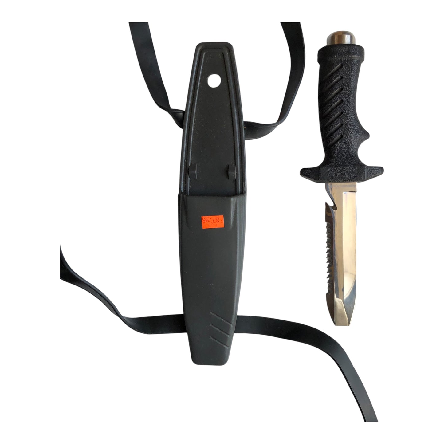 9571 - Diving Knife Black Blunt Tip |114|