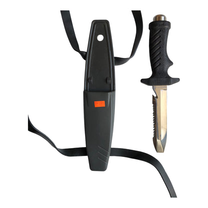 9571 - Diving Knife Black Blunt Tip |114|