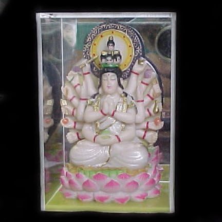 9724 - 5" Encased Thousand-Arm Budda - [H-16]