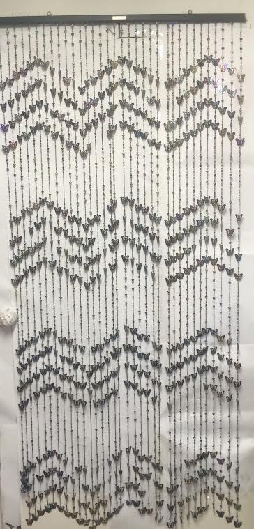 972 - Purple Colorful Butterfly Curtains 35" - |Curtains|