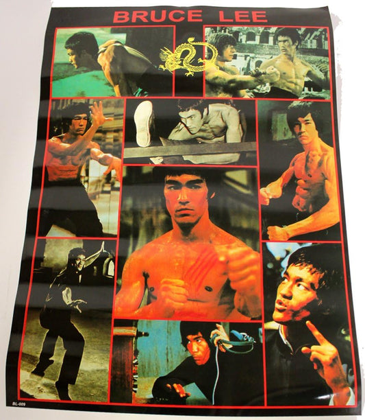9855 - Poster Bruce Lee Multi Pics - |Coke Box|