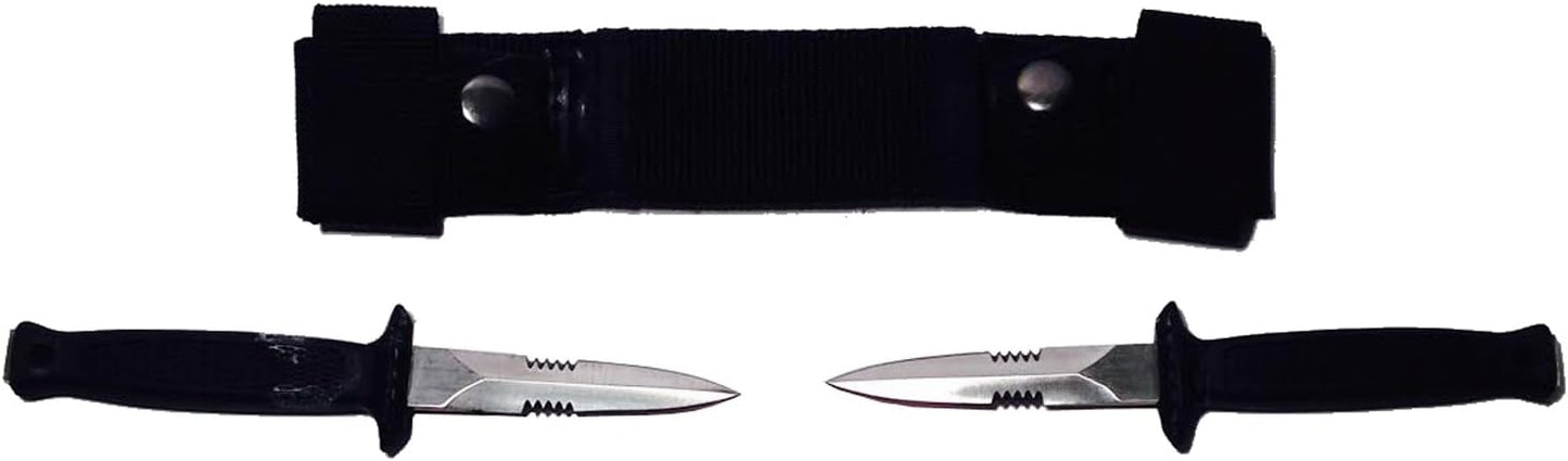 993 - Double Deluxe 9.5" Knife in Sheath |113|