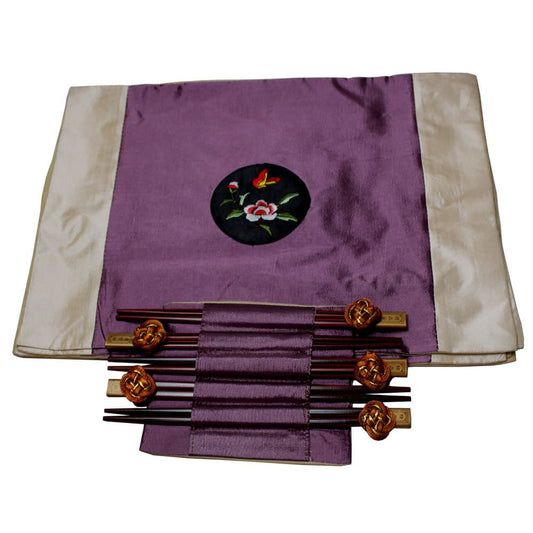 998 - 6 Placemat Chopstick Set Purple - |BH Stairs|