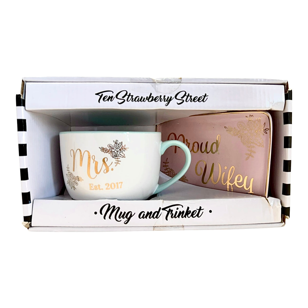 28739 - 10" Strawberry Street Mug Trinket Wifey 2017 |9-20|