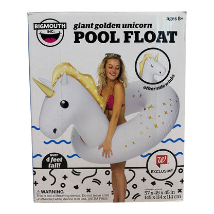 3277 - Giant Golden Unicorn Pool Float 57 x 45 x 45 Inches |TBD|