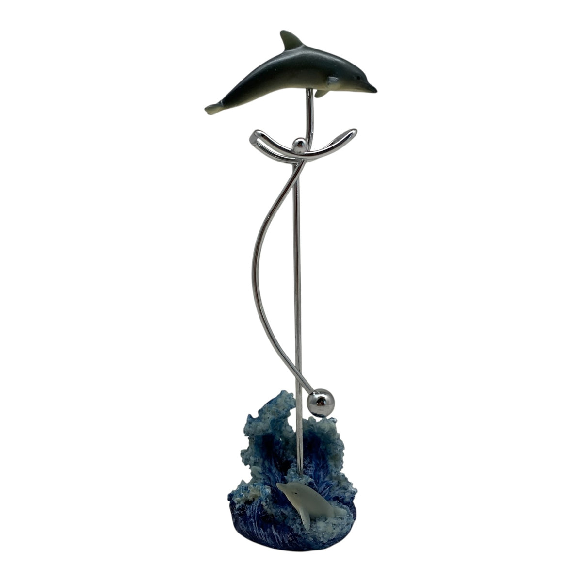 1364 - Blue & Silver Swinging Dolphins - |Z-21|