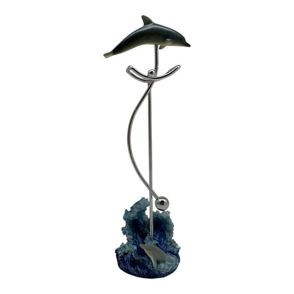 1364 - Blue & Silver Swinging Dolphins - |Z-21|
