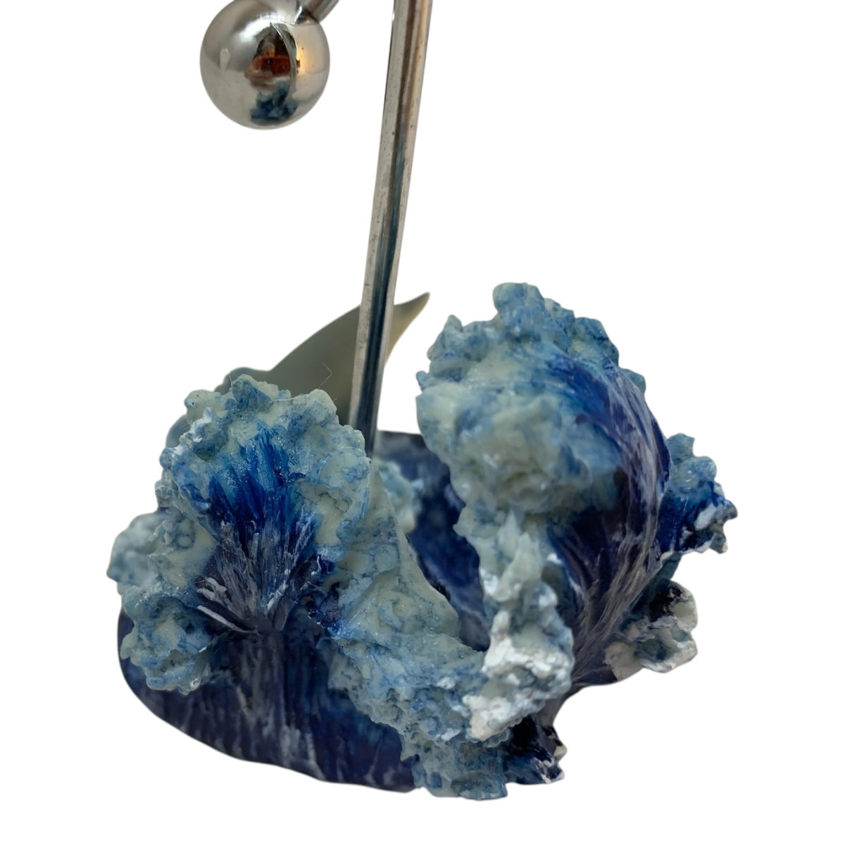 1364 - Blue & Silver Swinging Dolphins - |Z-21|
