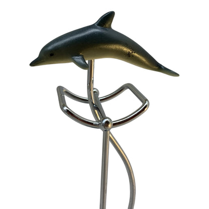 1364 - Blue & Silver Swinging Dolphins - |Z-21|
