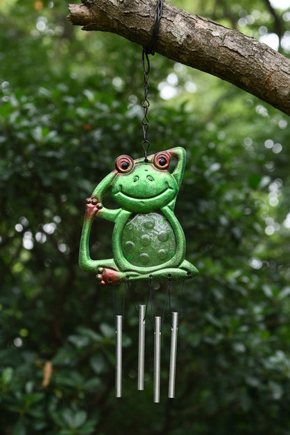 12651 - Yoga Frog II 13" Windchime |G-7|