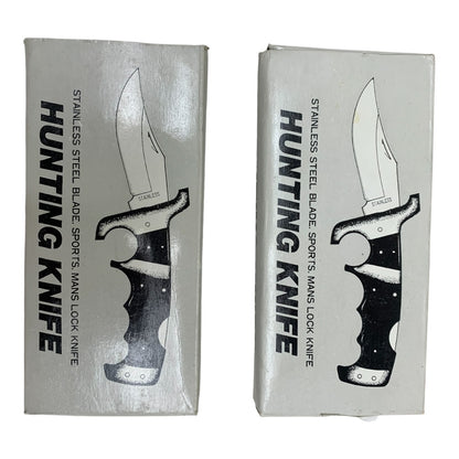 7466 - Set of 2 9" Folding Knife Eagle Mountain Stainless Blade |85|