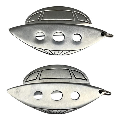 12131 - Two Count Keychain UFO Knife 4" |85|