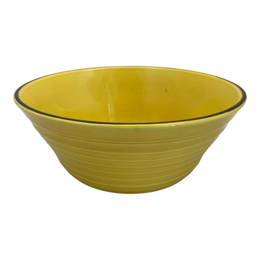 11687 - Mustard Brownstone Bowl 9" |10-15|