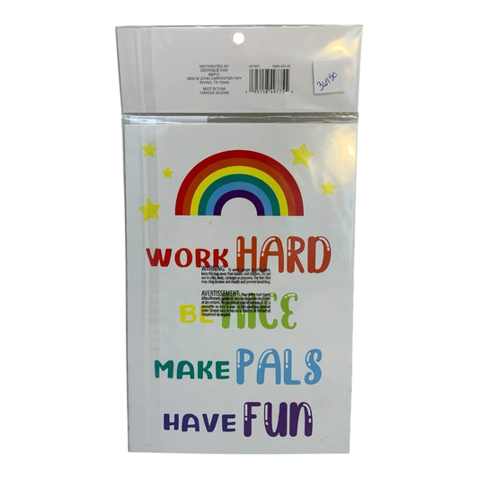 36950 - 11X7.5" 4 Piece Posters - "Work Hard, Be Nice.. " and More! |8-15|