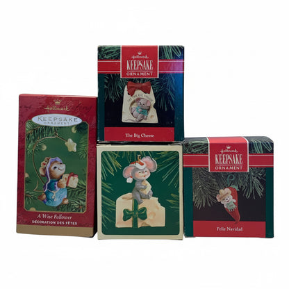 7121 -Hallmark 4 Piece Set of Peanuts Gang Christmas Ornaments 4" |TBD|