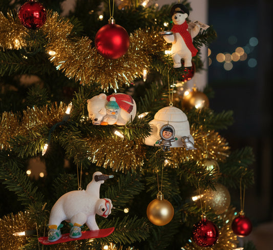 7187-Hallmark 4 Piece Set of Frosty Friends Ornaments 6" |TBD|