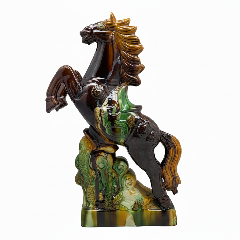 7579 - 19" Brown Tang Horse - Rearing |Z-69|