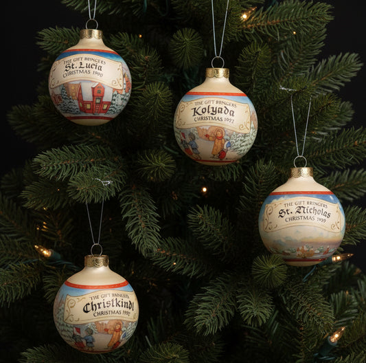 3198-Hallmark 4 Piece Set of The Gift Bringers Pt 2 Ornaments 4" |TBD|