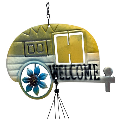 30024 - Yellow Metal Camper Chimes |G-10|
