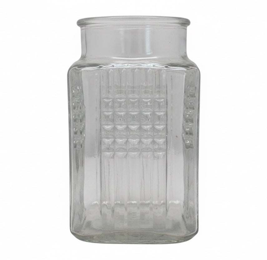 48320 - 8" x 4" Vintage Koeze's Glass Apothecary Jar |TBD|