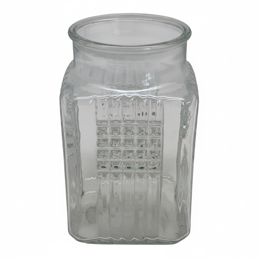 48320 - 8" x 4" Vintage Koeze's Glass Apothecary Jar |TBD|