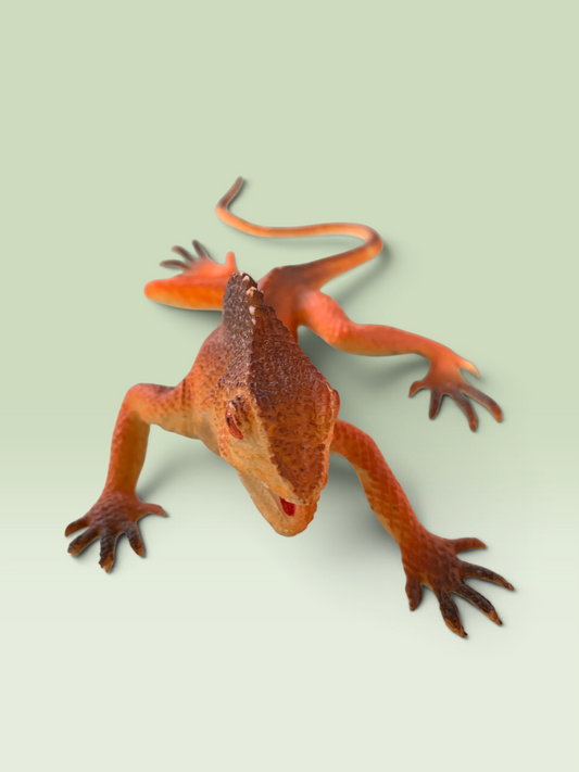 1691 -Orange Iguana Toy 8" |TBD|