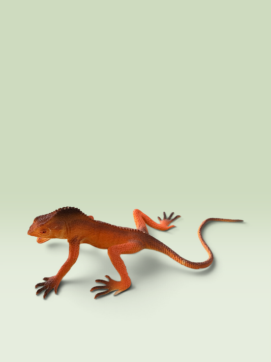 1691 -Orange Iguana Toy 8" |TBD|