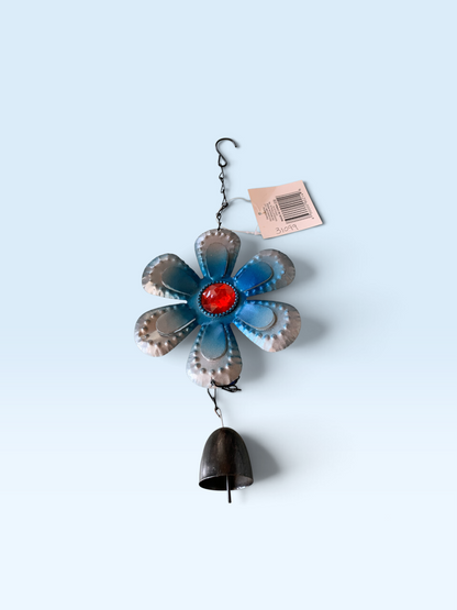 31099 - 16" Blue Flower Windchime - |17-18|