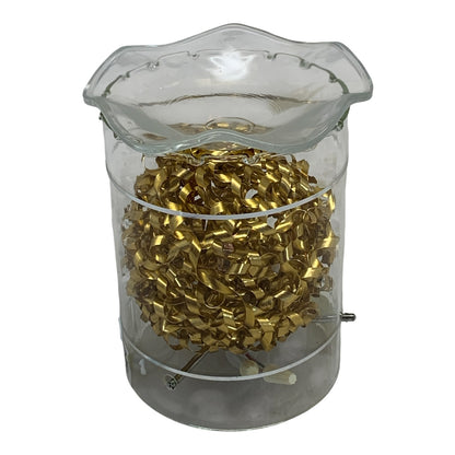 18378 - Electric Gold Ball Oil Lamp 8" |2-20|
