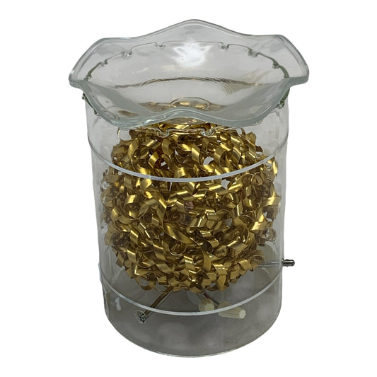18378 - Electric Gold Ball Oil Lamp 8" |2-20|