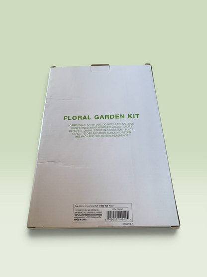 26095 -Blue Floral 2-Piece Gardening Set - Hand Trowel and Rake |G-14|