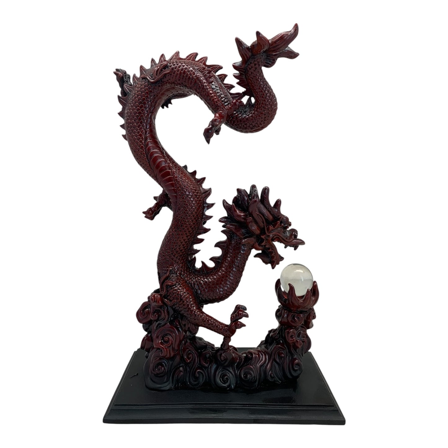 4959- 16" Red Dragon - Clear Orb - |Z-85|