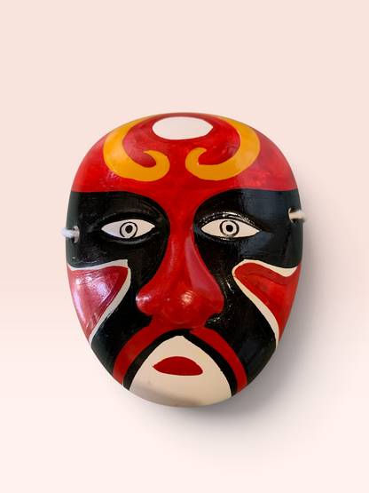 5440 - Set of Six Assorted 4" Masks Ceramic |21-18| |8-15|