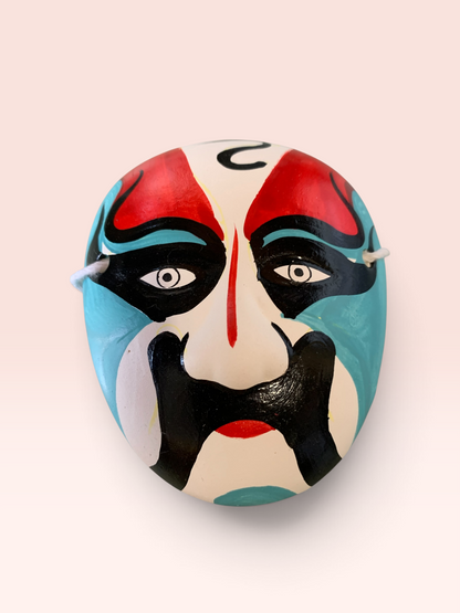 5440 - Set of Six Assorted 4" Masks Ceramic |21-18| |8-15|