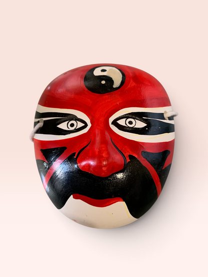 5440 - Set of Six Assorted 4" Masks Ceramic |21-18| |8-15|