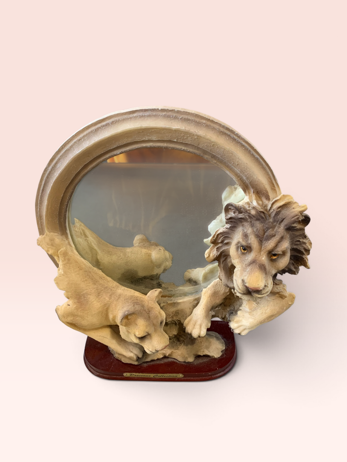 13261 - 8" Round Mirror - Lions |23-2|