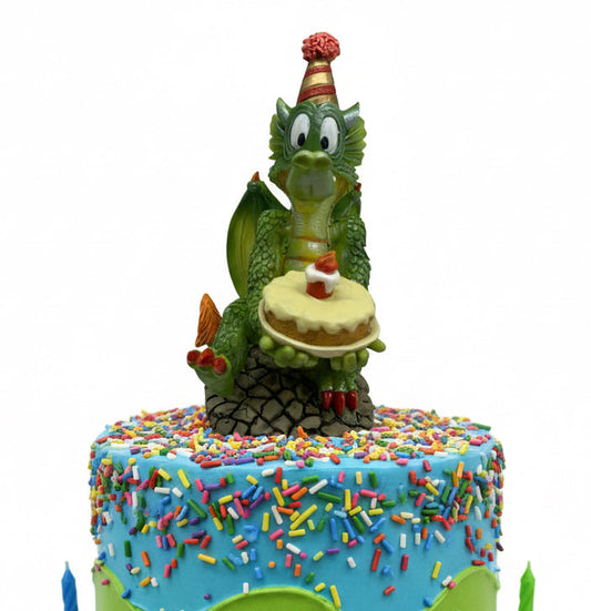 5413 - 4" Green Dragon - Birthday Cake |Z-26|