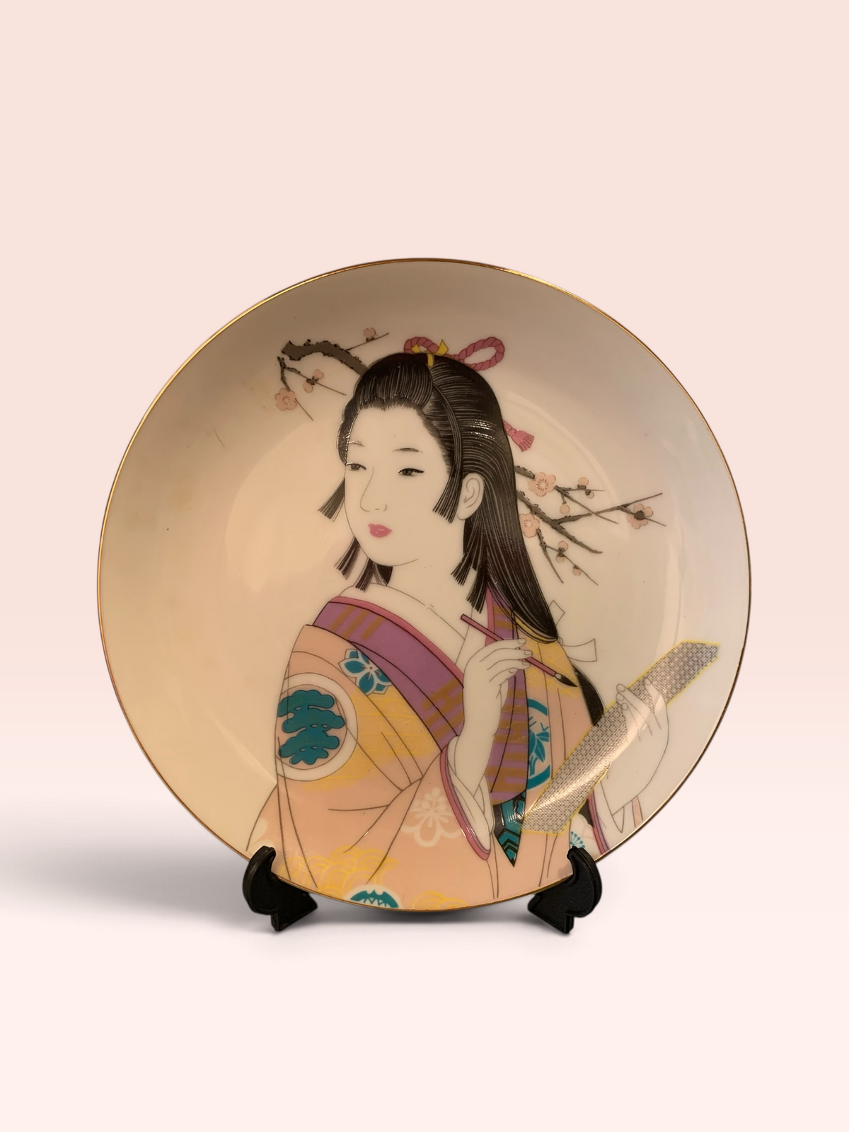 9493 - Exquisite 6.5" Geisha Plate |16-26|