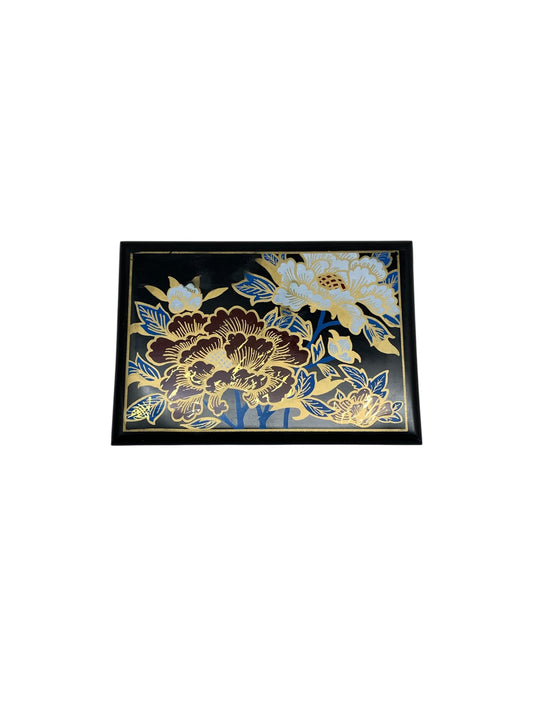 9133 - Jewelry Box w Mirror 2 Tray 7" |12-25|