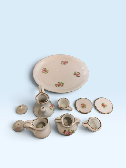 550 - 3" Dollhouse Ceramic Tea Party Set |23-2|