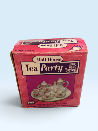 550 - 3" Dollhouse Ceramic Tea Party Set |23-2|
