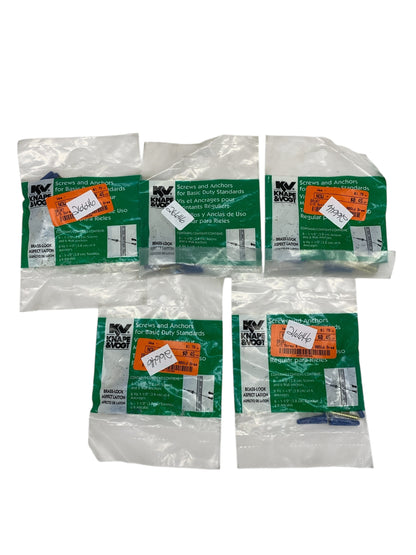 26646 - Set of 5 - 6 Pack Knape & Vogt 1.5" Screws |6-7|